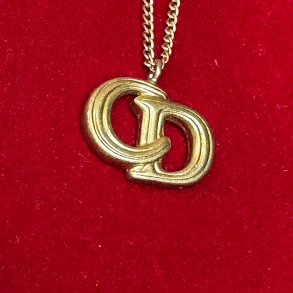 Baby Dior Jewelry - Designer Gold Initial Pendant Necklace